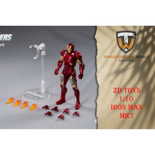 Mô hình ZDToys Iron Man Mark VII (MK7) Tỉ lệ 1:10