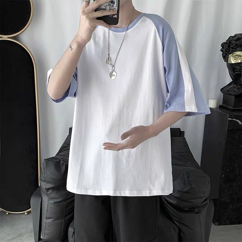 Áo thun nam nữ tay lỡ form rộng unisex cotton đẹp hàng Quảng Châu ANDOSA AT02