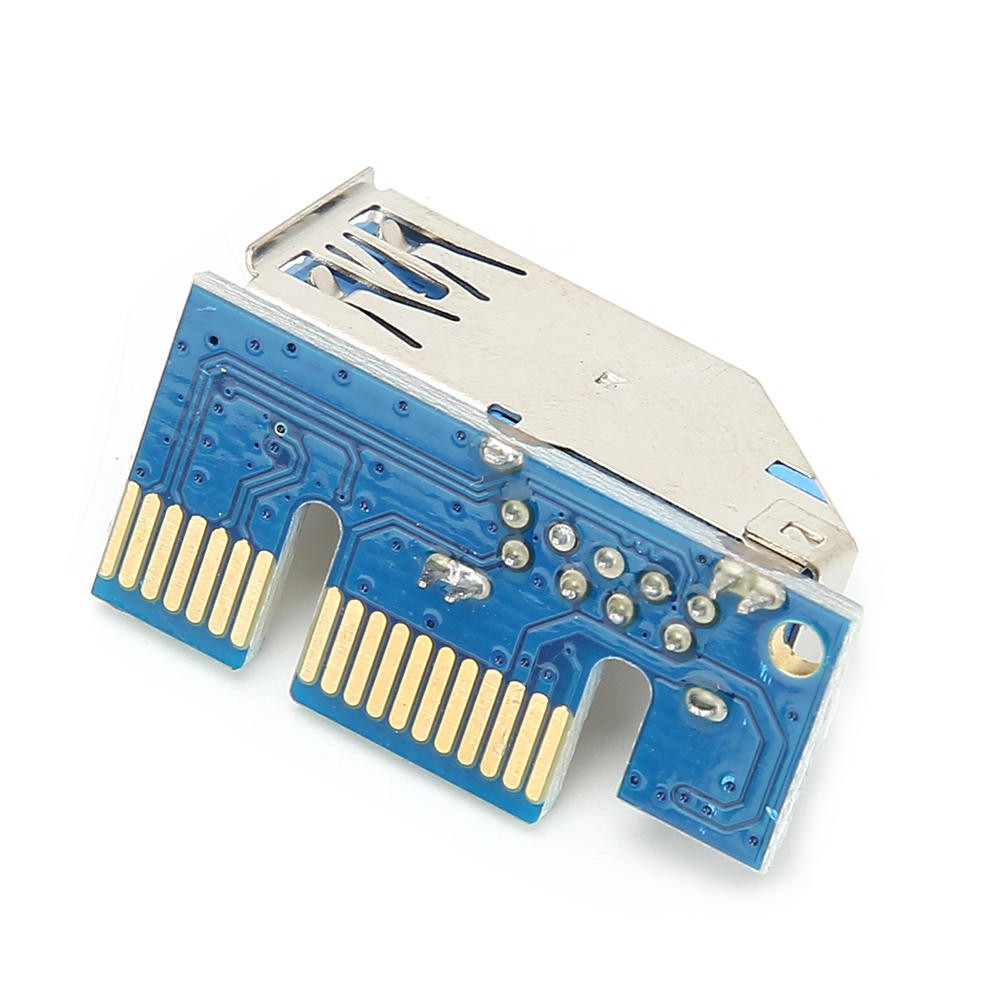 [Ready Stock] PCI-E 1X Extension Cable Plastic Expansion Card Network Interface Line USB 3.0