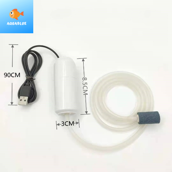 Máy Sủi Mini Kết Nối USB  - Sủi Oxy Cho Bể Cá Cảnh Siêu Êm, Siêu Tiện Lợi