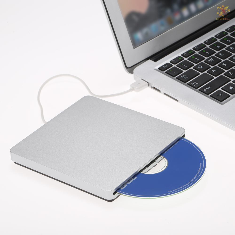 Đầu đĩa CD-DVD ROM siêu mỏng có USB 2.0 &amp; burn