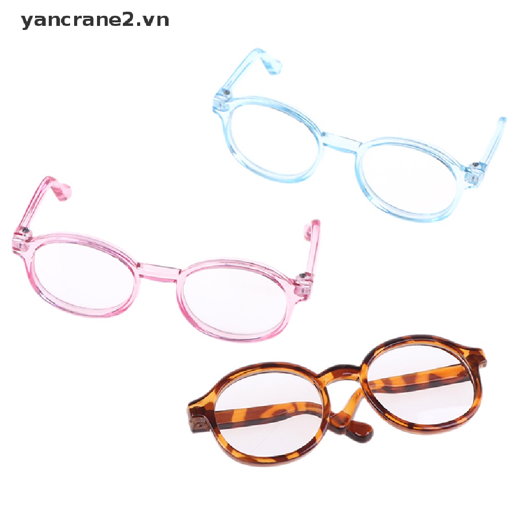 1 Mắt Kính Tròn Trong Suốt 9CM Dành Cho Búp Bê 1 / 6 {yancrane2.vn}