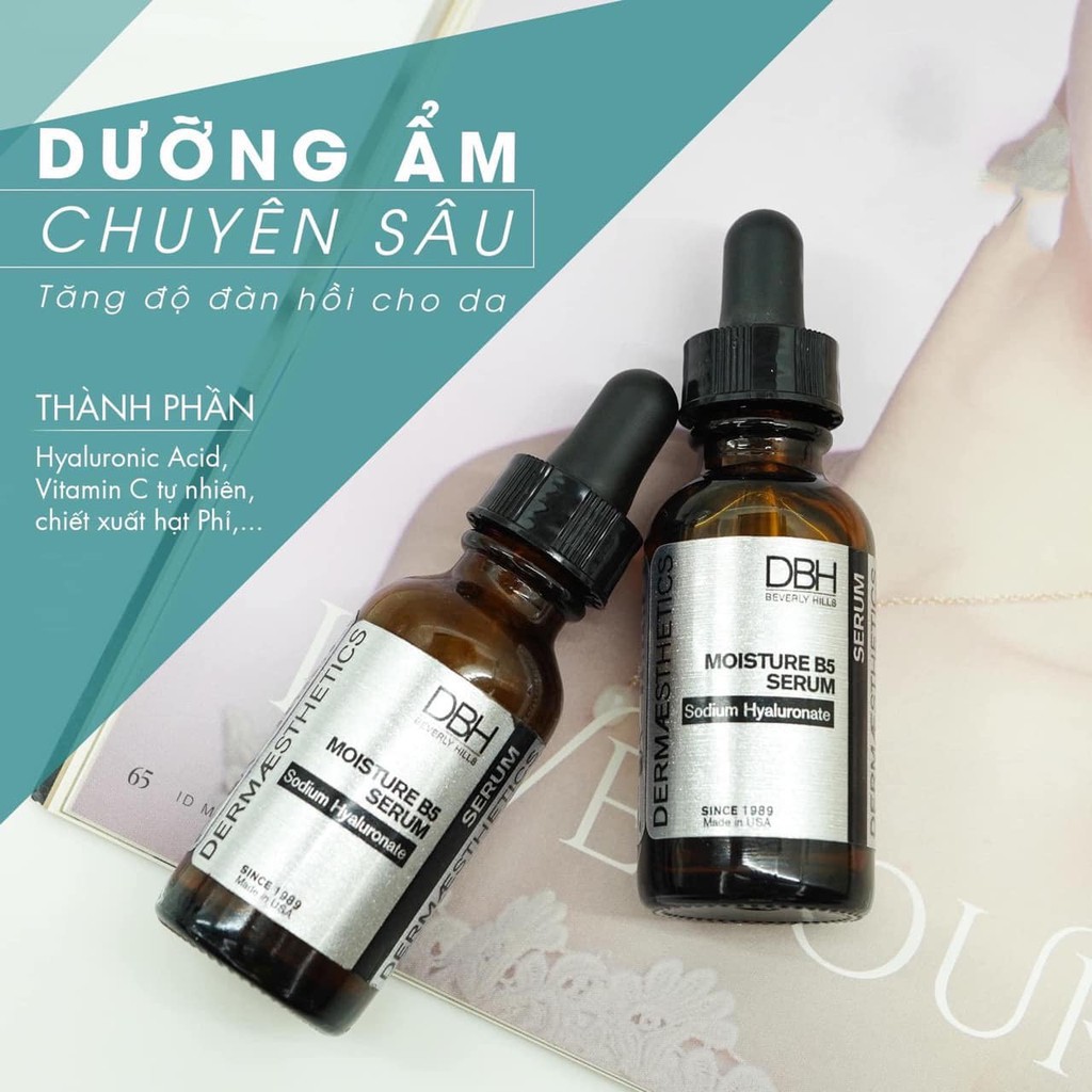 [AUTHENTIC DBH NHẬP KHẨU USA] - Serum cấp ẩm, làm mềm da và ngăn ngừa lão hóa - DBH Moisture B5 Serum