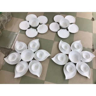 Đĩa sò trắng Bát Tràng cao cấp