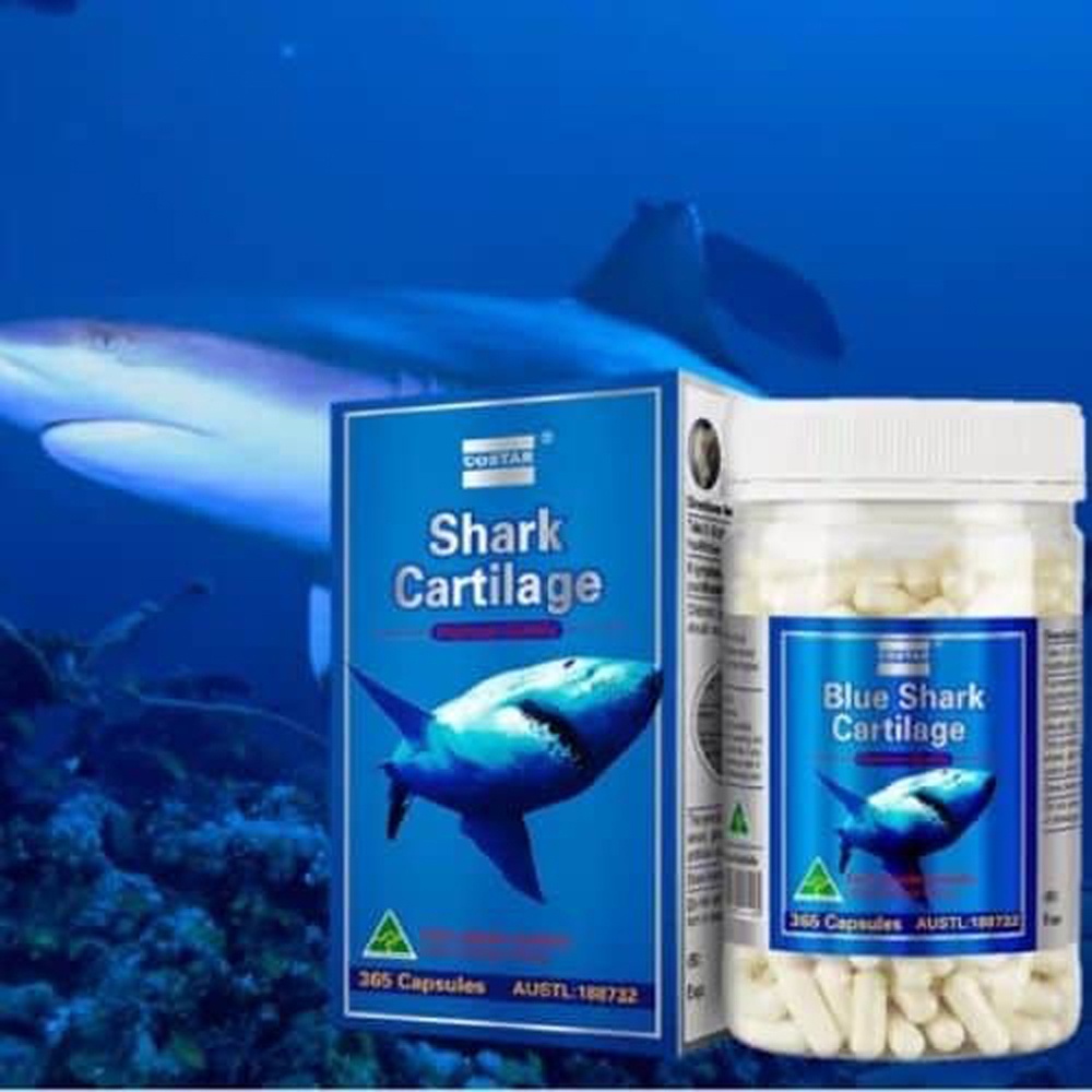 Sụn Cá Mập Costar Blue Shark Cartilage 750mg, 365 viên