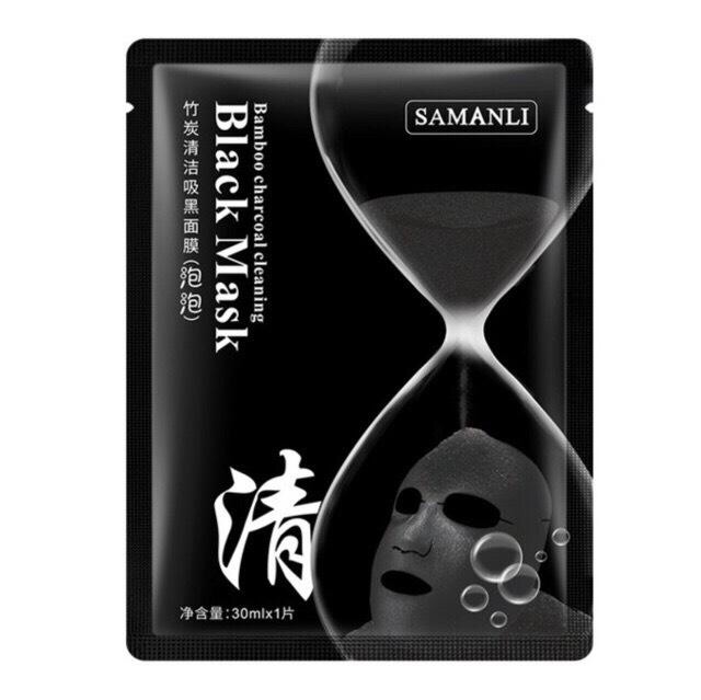 Một Miếng Mặt Nạ Sủi Bọt Thải Độc Detox Da Samanli Black Mask