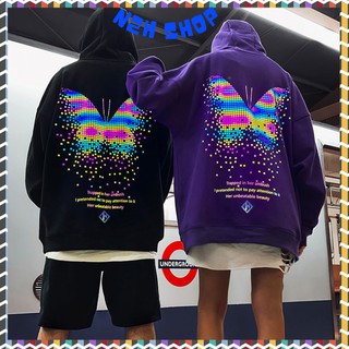 Áo Hoodie Nam Nữ Chất Nỉ Ngoại Cao Cấp In Hình Cánh Bướm,Mẫu Độc Nhất N2H Shop