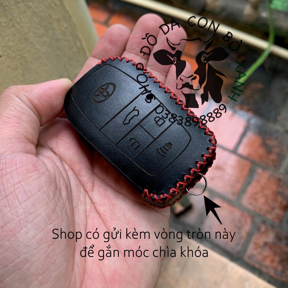 Bao da chìa khóa xe hơi - chìa chế, chìa độ, chìa gập Toyota C001