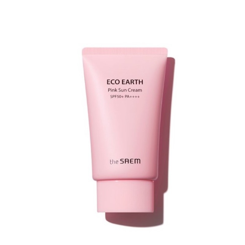 Kem Chống Nắng The SAEM Eco Earth Power Pink Sun Cream SPF50+ PA++++