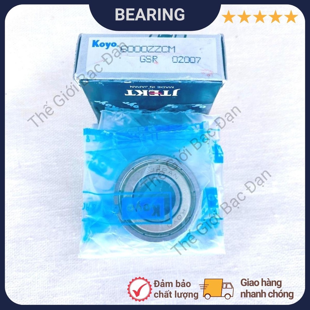 Vòng bi bạc đạn 6000 ZZCM KOYO -hàng đẹp - chất lượng cao-Thế Giới Bạc Đạn