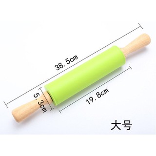 Cán lăn bột silicon 38cm