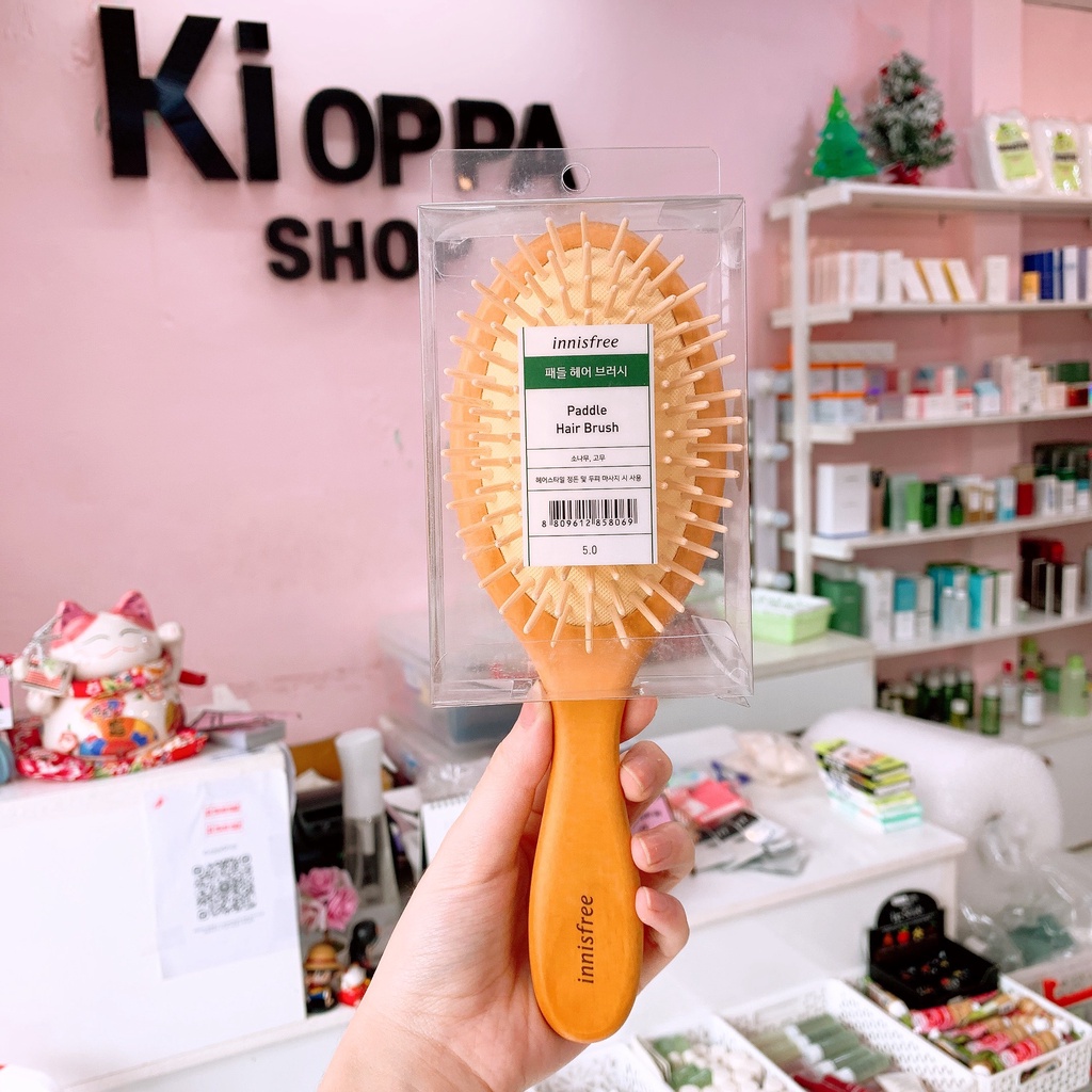 Lược gỡ rối tóc innisfree Paddle Hair Brush