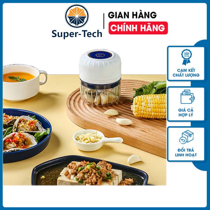 Máy Xay Tỏi Ớt Cầm Tay Wineless Mini Sạc USB Tiện Lợi - Máy Xay Cầm Tay Đa Năng Xay Rau Củ, Thịt, Cá, Gia Vị Siêu Nhanh