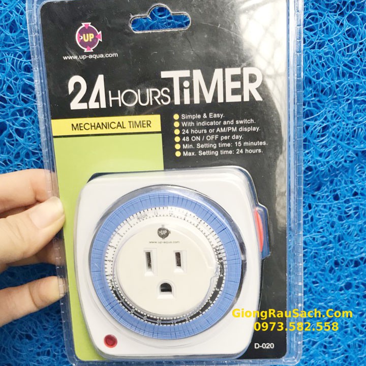 Timer hẹn giờ Cơ Up, Ổ Cắm Hẹn Giờ Cơ Aqua Bền Đẹp Bảo Hành 6 Tháng