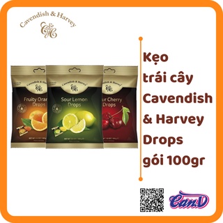 (5 loại) Kẹo trái cây Cavendish & Harvey Drops gói 100gr