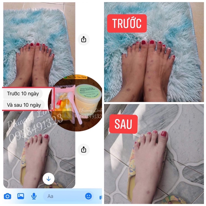 Set Thuốc Tây Trộn Kem Trắng Mạnh