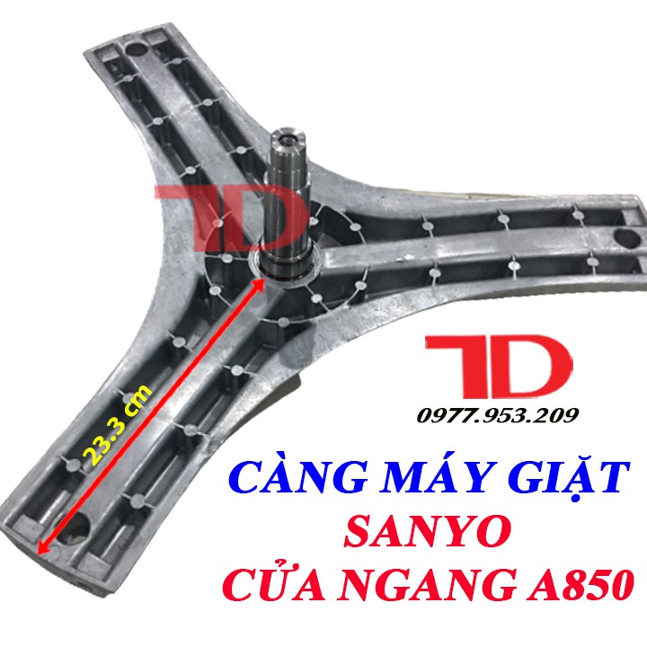 Càng máy giặt SANYO cửa ngang A850, Chảng ba máy giặt SANYO