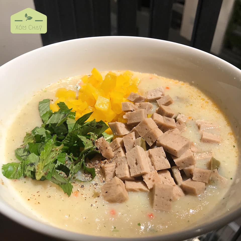 CHẢ LỤA CHAY NHÀ LÀM TỪ ĐẠM LÚA MÌ - 100% TỰ NHIÊN