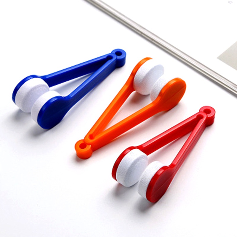 Set 5 Dụng Cụ Vệ Sinh Mắt Kính Hai Mặt Bằng Sợi Microfiber Tiện Dụng