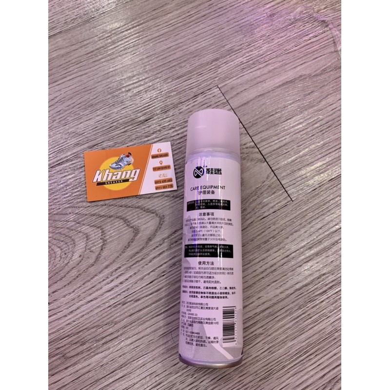 Chai xịt bọt tuyết làm sạch tẩy ố vàng giày Sneaker Hando 300ml