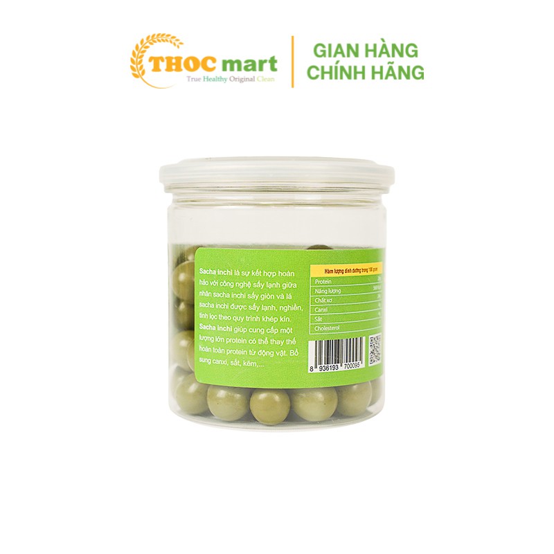 [ THOCmart.vn ] Hạt SACHI phủ Socola và Matcha King Of Nuts hạt dưỡng chất cho cuộc sống khỏe mạnh hộp nhựa 170g