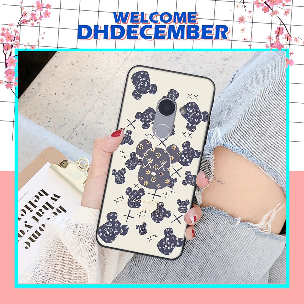 Ốp lưng Huawei Y7 PRIME 2017 in hình K@ws, Cool Be@r SIÊU NGẦU