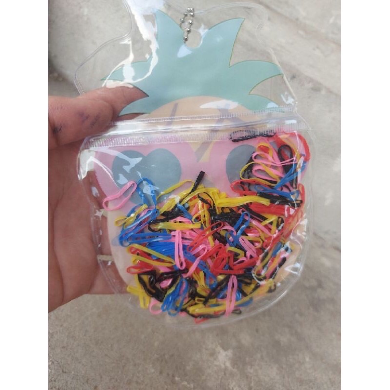 SET 200 buộc tóc cho bé túi hoạt hình dễ thương