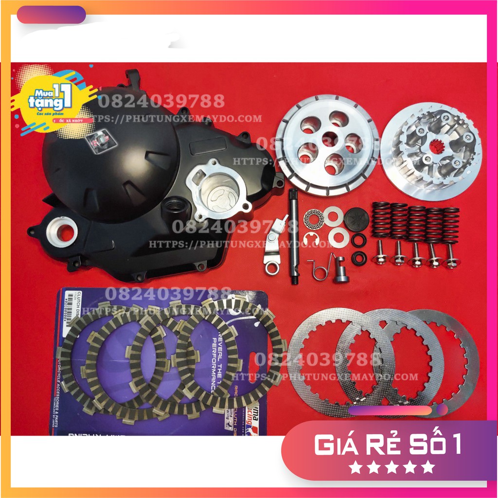 BỘ BỐ NỒI UMA VÀ LÁ SẮT LỐC CÔN TRỰC TIẾP CHO EXCITER 150 [siêu rẽ]