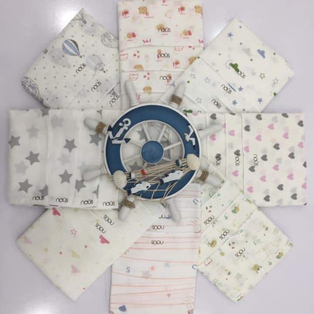 Nous - Set 5 khăn sữa các màu