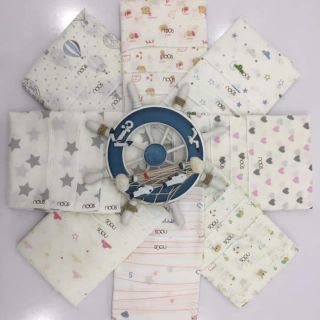Nous - Set 5 khăn sữa các màu
