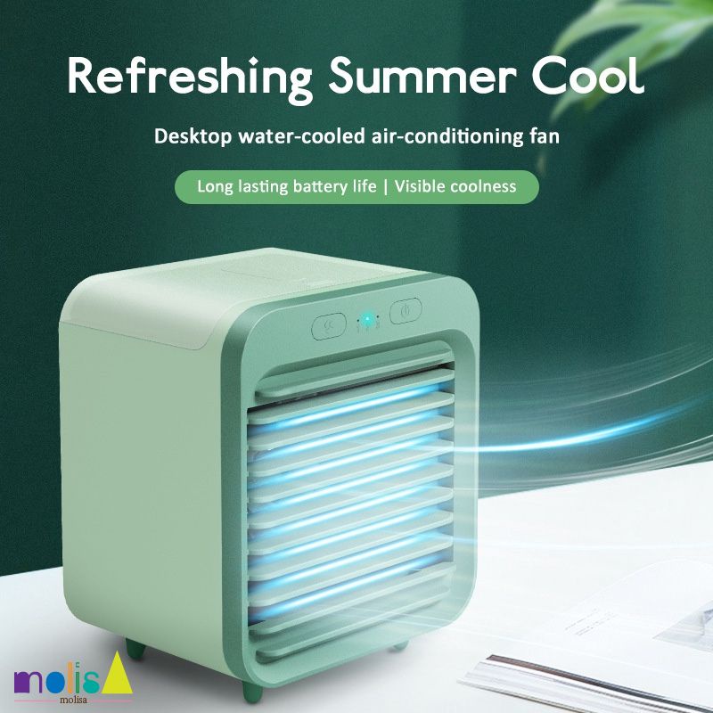 Quạt Điều Hòa Làm Ẩm Không Khí Mini 3 Trong 1 Sạc Usb