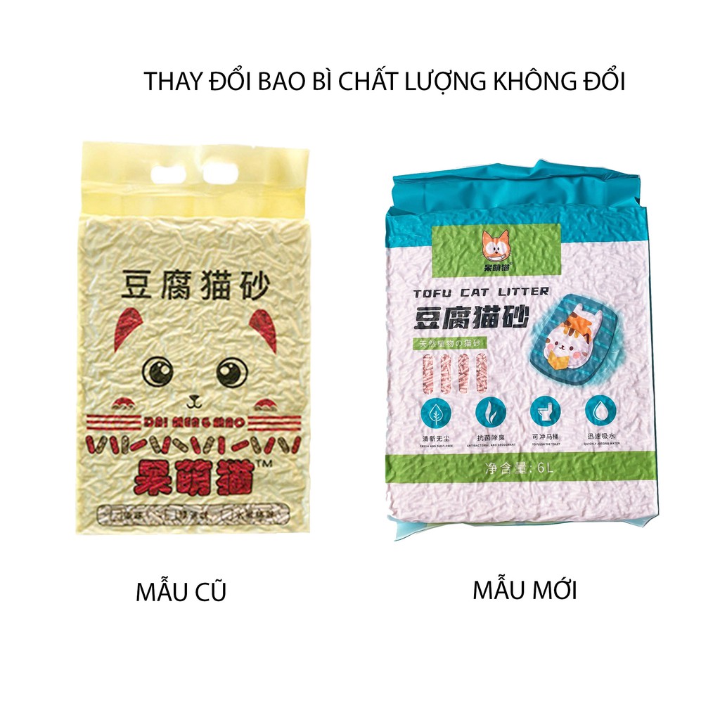 [Mã 44FMCGSALE1 giảm 10% đơn 250K] Cát vệ sinh cho mèo đậu nành - Cát tofu, Cát hữu cơ