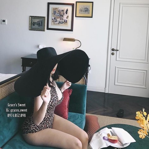 Bộ bơi bikini 1 mảnh liền khuy chéo | BigBuy360 - bigbuy360.vn