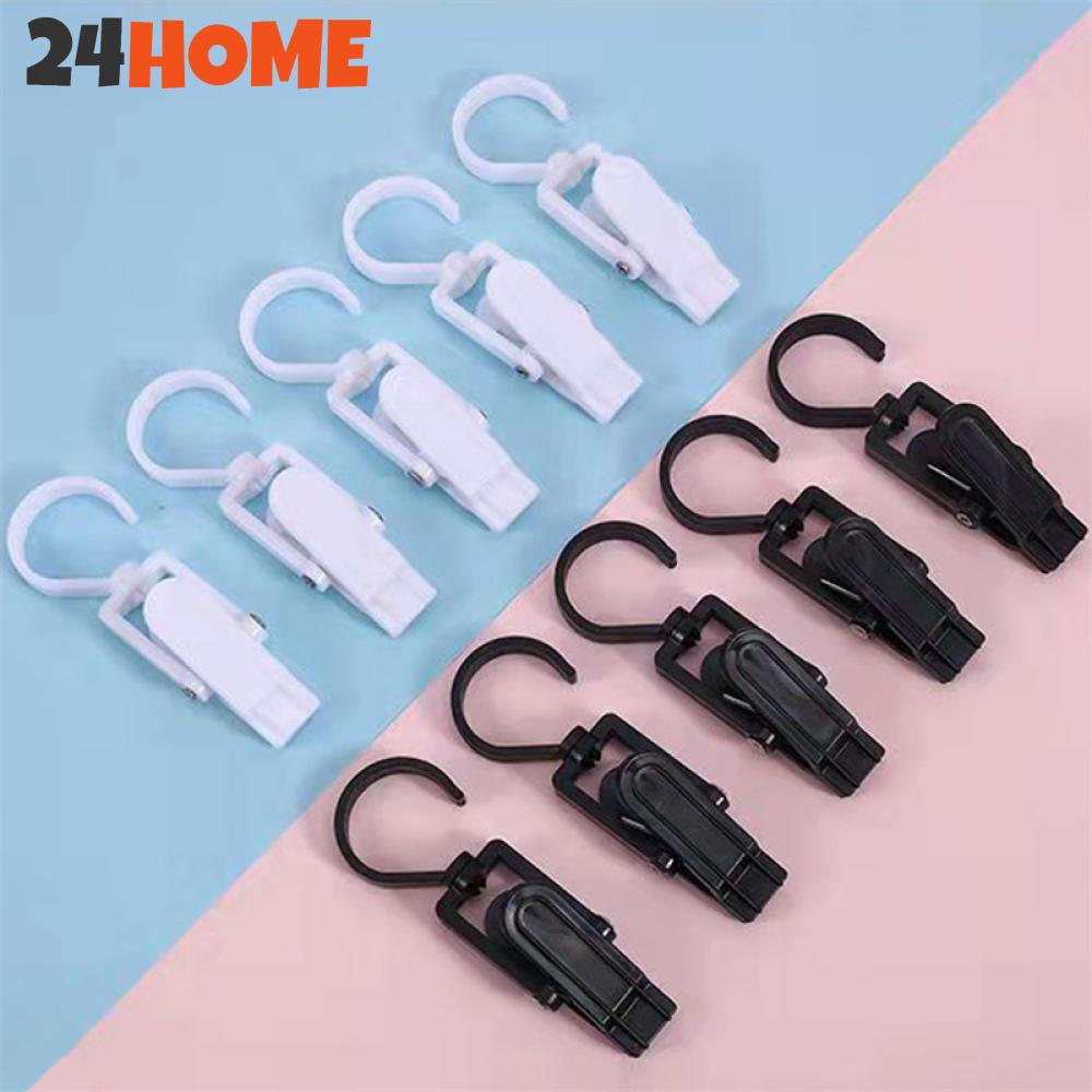 Set 24 Kẹp Nhựa A7N7 Treo Mũ/Vớ Chống Gió Chống Trượt