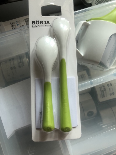 Thìa muỗng tập ăn, ăn dặm BORJA IKEA