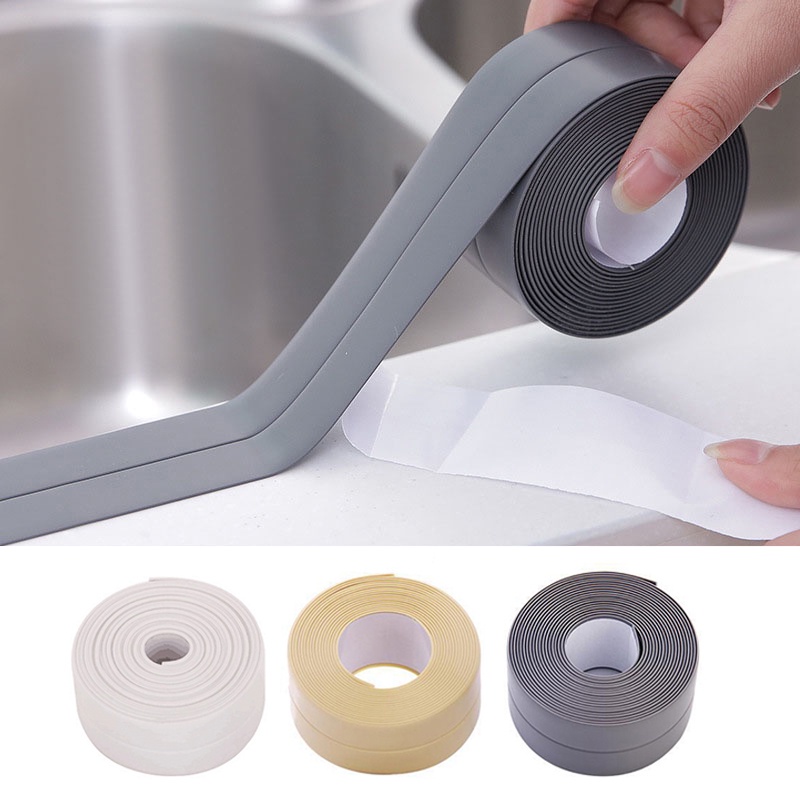 Cuộn keo dán tự dính bằng chất liệu PVC chống ẩm chống thấm nước cho phòng tắm,bếp,bồn rửa chén
