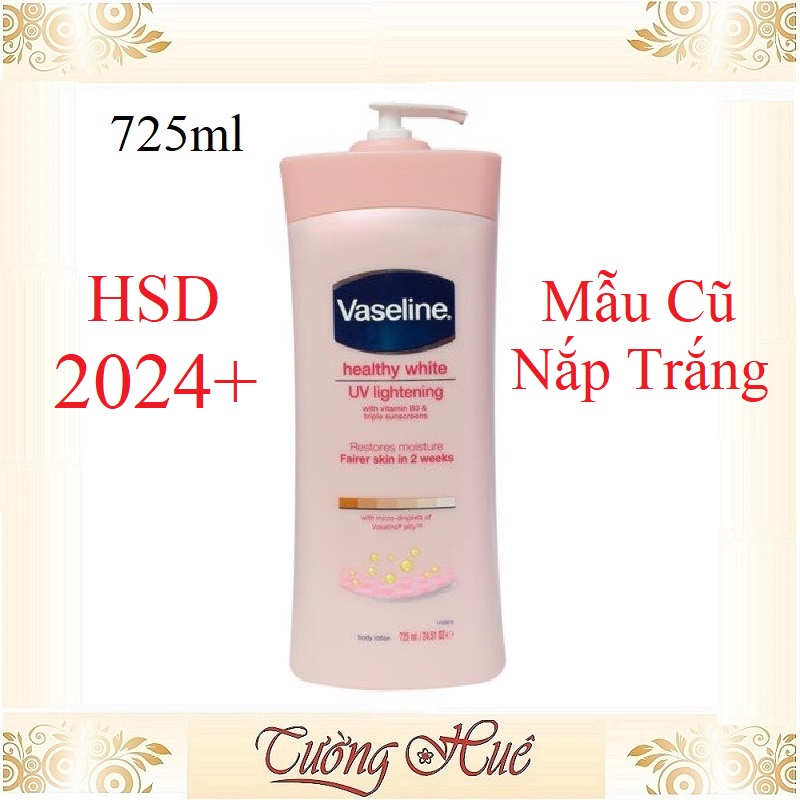 Dưỡng thể dưỡng trắng sáng da Vaseline Jelly Vitamin B3 Daily Brightening - 725ml- Màu Hồng