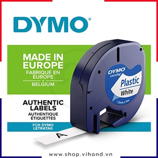 Băng nhãn dán Dymo (LT) nhựa Polyester dùng cho máy LetraTag