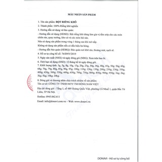 Bột riềng khô Nahas