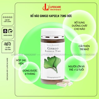Bổ não Đức Ginkgo Kapseln 75mg, 240 Viên