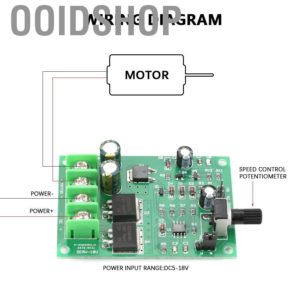 1 Mạch Điều Khiển Tốc Độ Động Cơ Điện Dc5-18V Pwm Dc