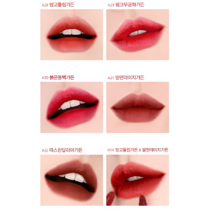 [Mã COSUP22 giảm 8% đơn 250K] [SẴN] [A28-A32] Son Kem Lì Black Rouge Velvet Airfit Velvet Ver 6 | BigBuy360 - bigbuy360.vn