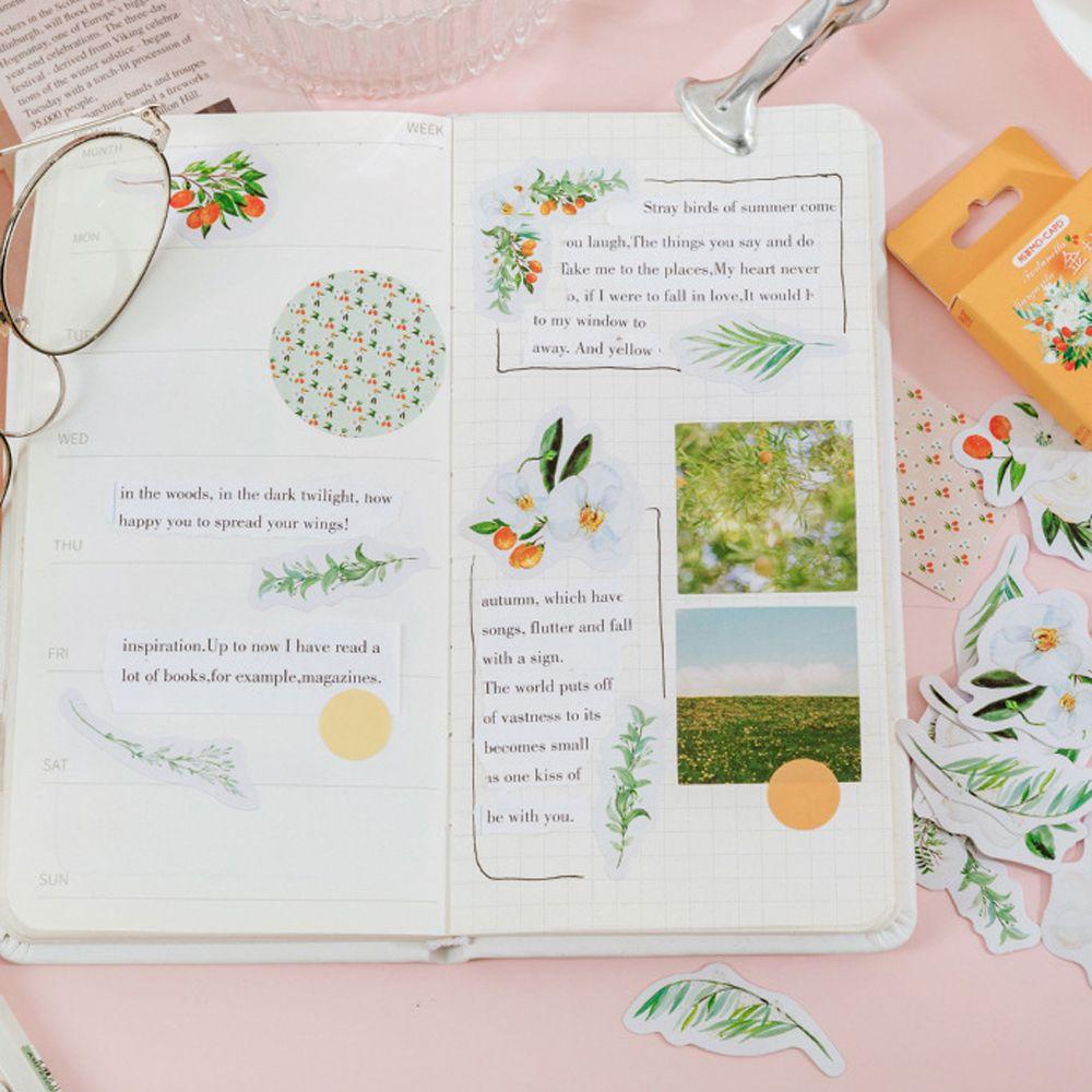 Sticker Dán Trang Trí Sổ Tay Hình Hoa Hồng