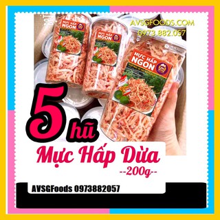 1kg (5 hũ ) Khô mực xé sợi hấp nước dừa Nhà Làm