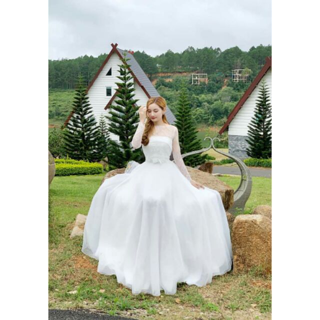 Set đầm dạ hội, đầm cưới mặc được 3 kiểu