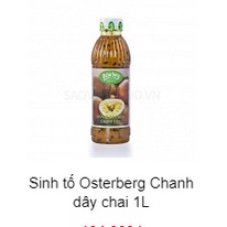 Sinh tố trái cây Osterberg chai 1L