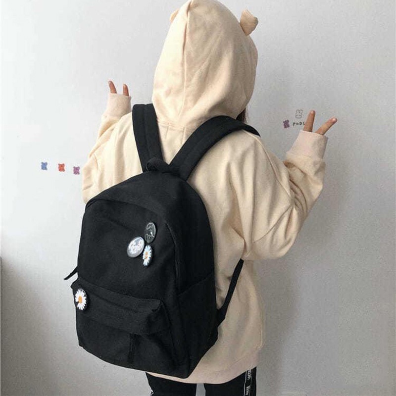 Balo IELGY phong cách harajuku Hàn Quốc đơn giản đa năng cho nữ sinh