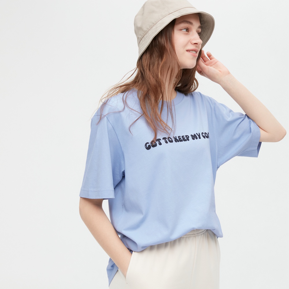 DISNEY Áo Thun Ngắn Tay In Hình Chuột Mickey Uniqlo UT Cho Nam Nữ 447387