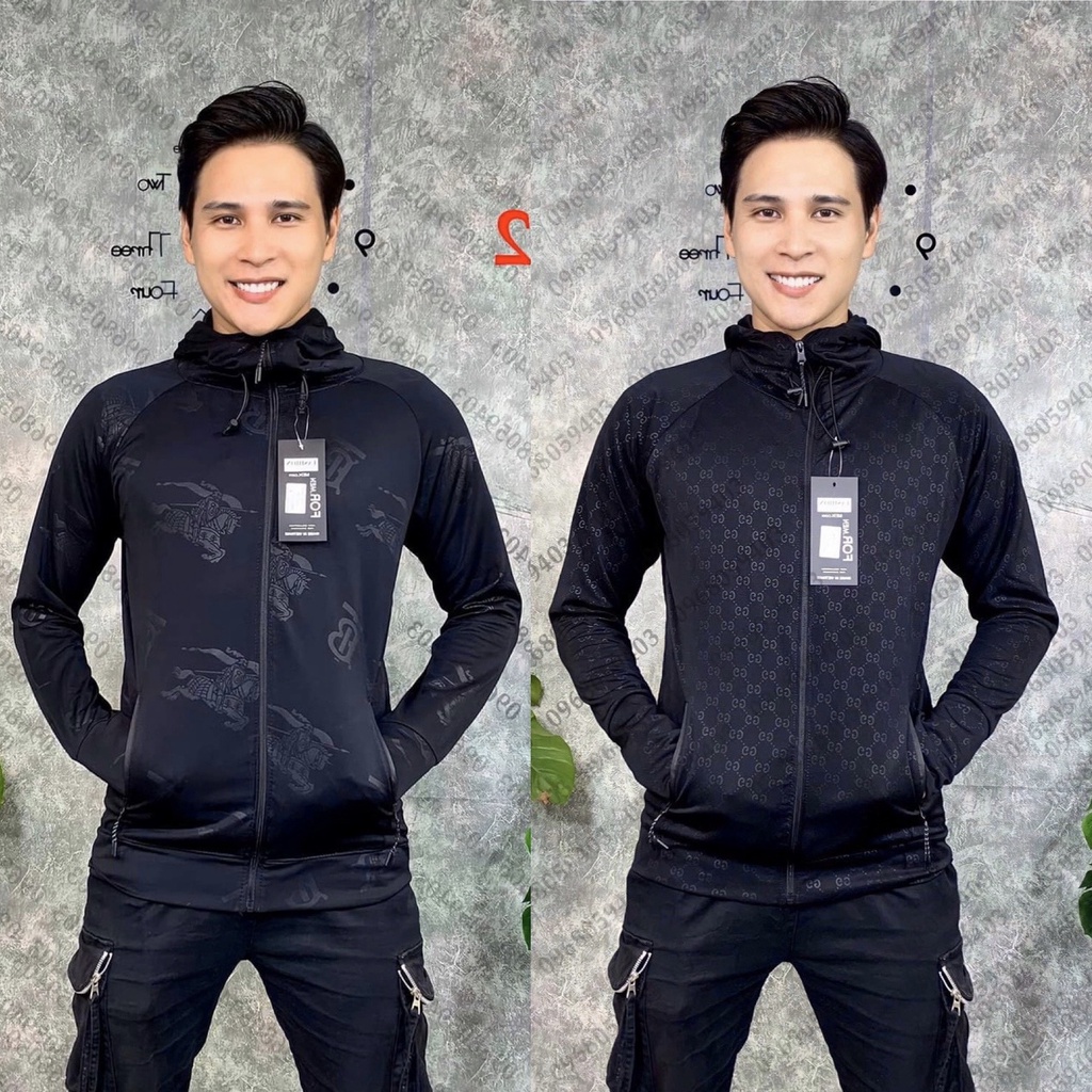 Áo khoát chống nắng nam dày dặn cao cấp thấm hút mồ hôi, chống tia uv  mã A012