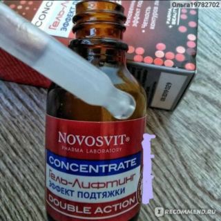 Novosvit đỏ - Serum Novosvit Nâng cơ chống lão hoá mạnh